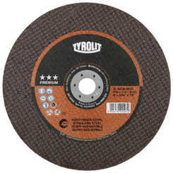 Tyrolit PREMIUM Trennscheibe Form 41F 125x1x22,2 A60R-BFXA INOX 34332803 (Alt Mat.Nr.: 41503)